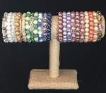 Assorted Pastel Elasticized Bracelets  each