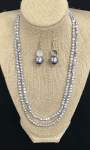 Long Grey Pearl Necklace 