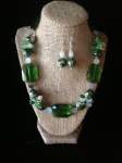 Green Crystal Necklace 