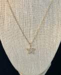 Rhinestone Star Necklace 
