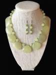 Lime Green Shell Necklace 
