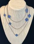 Blue Chain Necklace 
