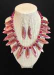 Pink Spike Shell Necklace 