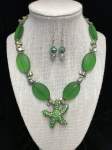 Green Starfish Necklace 