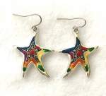 Rainbow Starfish Earrings 